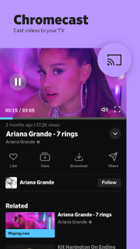 Скачать Dailymotion Social Video App Развлечения для Андроид скриншот 2