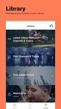 Скачать Dailymotion Social Video App Развлечения для Андроид скриншот 4