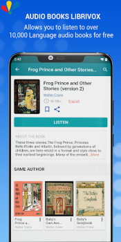 Скачать LibriVox: Audio bookshelf Книги и справочники для Андроид скриншот 3