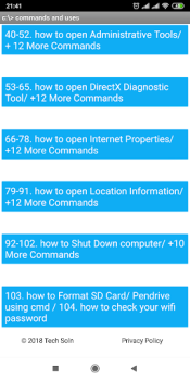 Скачать CMD Command Prompt 100+ Best Commands Образование для Андроид скриншот 4