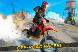 Скачать Wild Motor Bike: Мотоцикла 3D Гонки для Андроид скриншот 3