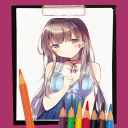 Скачать  Аниме-раскраска для взрослых