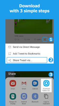 Скачать Download Twitter Videos - GIF Инструменты для Андроид скриншот 3