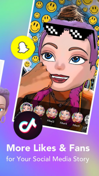 Скачать Face Cam | Face Emoji Avatar Фотография для Андроид скриншот 2