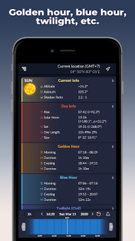 Скачать Ephemeris – Солнце и Луна Инструменты для Андроид скриншот 4