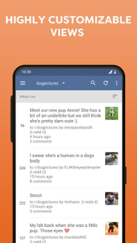 Скачать BaconReader for Reddit Новости и журналы для Андроид скриншот 3
