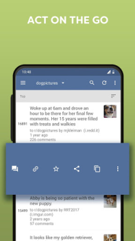 Скачать BaconReader for Reddit Новости и журналы для Андроид скриншот 5