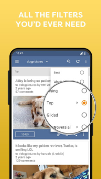 Скачать BaconReader for Reddit Новости и журналы для Андроид скриншот 6