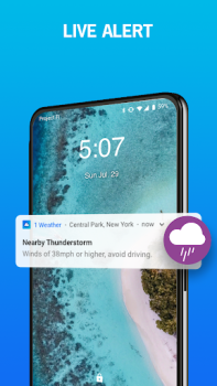 Скачать 1Weather: Forecast & Radar Погода для Андроид скриншот 7