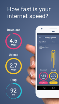 Скачать Meteor Speed Test 4G, 5G, WiFi Инструменты для Андроид