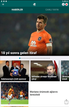 Скачать ASPOR-Canlı yayınlar, maç özet Спорт для Андроид скриншот 7