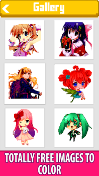 Скачать Anime Manga Pixel Art Coloring Развлечения для Андроид