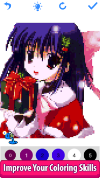 Скачать Anime Manga Pixel Art Coloring Развлечения для Андроид скриншот 4