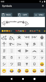Скачать Cool text and symbols Инструменты для Андроид скриншот 2