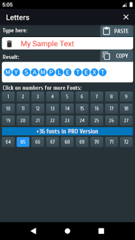 Скачать Cool text and symbols Инструменты для Андроид скриншот 3