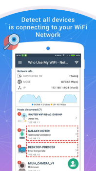 Скачать Who Uses My WiFi - Net Scanner Инструменты для Андроид