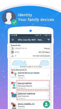 Скачать Who Uses My WiFi - Net Scanner Инструменты для Андроид скриншот 4
