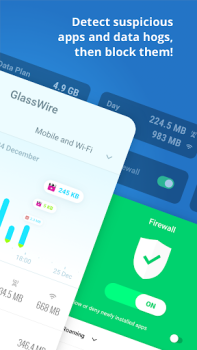 Скачать GlassWire Data Usage Monitor Инструменты для Андроид скриншот 2