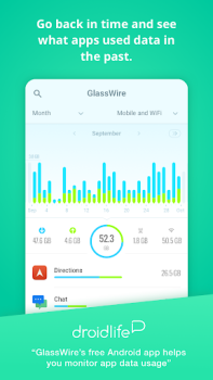 Скачать GlassWire Data Usage Monitor Инструменты для Андроид скриншот 3
