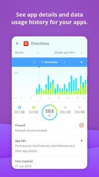 Скачать GlassWire Data Usage Monitor Инструменты для Андроид скриншот 7