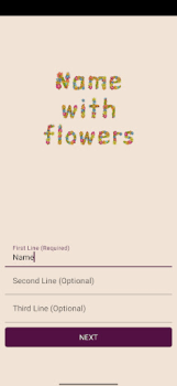 Скачать Name With Flowers - Name Art Искусство и дизайн для Андроид скриншот 5