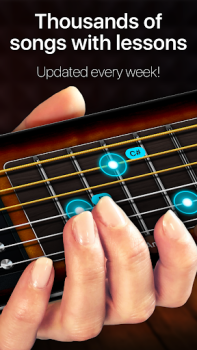 Скачать Guitar - игра на гитаре Музыка и аудио для Андроид скриншот 2