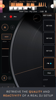 Скачать Mixfader dj - digital vinyl Музыка и аудио для Андроид скриншот 3