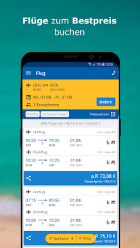 Скачать CHECK24 Reisen Путешествия для Андроид скриншот 5