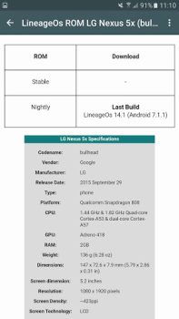Скачать Lineage ROMs Инструменты для Андроид скриншот 3
