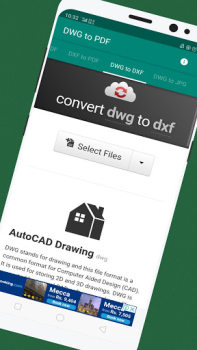 Скачать Autocad DWG to PDF Converter Работа для Андроид скриншот 3