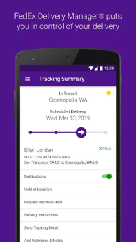 Скачать FedEx Mobile Бизнес для Андроид скриншот 3
