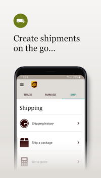 Скачать UPS Бизнес для Андроид скриншот 3