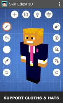 Скачать Skin Editor 3D for Minecraft Инструменты для Андроид скриншот 7
