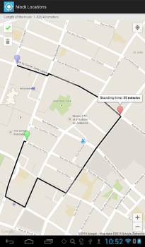 Скачать Mock Locations (fake GPS path) Инструменты для Андроид скриншот 3