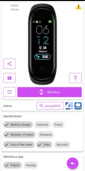 Скачать Циферблаты для MiBand4 Инструменты для Андроид скриншот 3