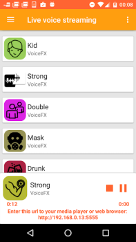 Скачать VoiceFX — изменение голоса с п Развлечения для Андроид скриншот 6