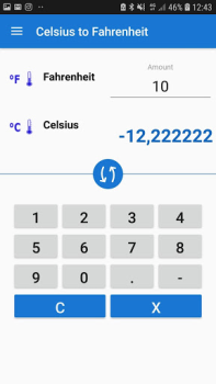 Скачать Celsius to Fahrenheit Convert Погода для Андроид скриншот 2
