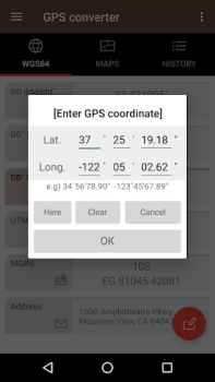 Скачать Конвертер GPS Инструменты для Андроид скриншот 6