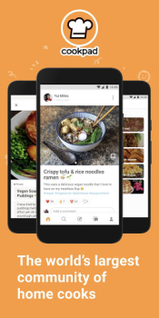 Скачать Cookpad: Find & Share Recipes Еда и напитки для Андроид