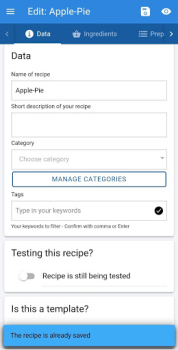Скачать My cookbook app - save recipes Еда и напитки для Андроид скриншот 5