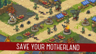 Скачать Orcs Warriors: Offline Tower Defense Стратегии для Андроид скриншот 2