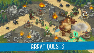 Скачать Orcs Warriors: Offline Tower Defense Стратегии для Андроид скриншот 3