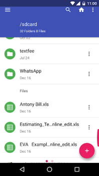 Скачать AndroXLS редактор XLS листов Работа для Андроид скриншот 3