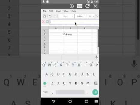 Скачать AndroXLS редактор XLS листов Работа для Андроид скриншот 8