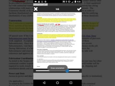 Скачать AndroPDF Редактор для PDF Работа для Андроид скриншот 8