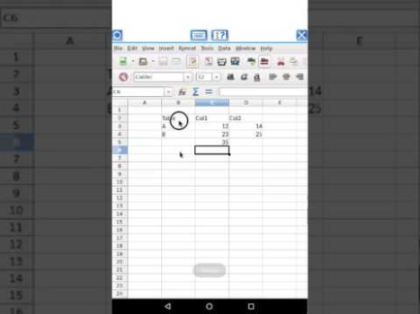 Скачать AndroCalc Редактор листов для Работа для Андроид скриншот 8