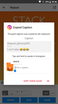 Скачать Regram - Repost for Instagram Инструменты для Андроид скриншот 6