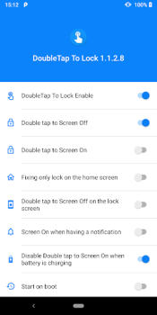 Скачать Double Tap Screen On and Off Инструменты для Андроид скриншот 2