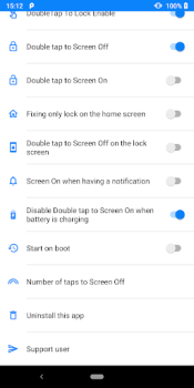 Скачать Double Tap Screen On and Off Инструменты для Андроид скриншот 3