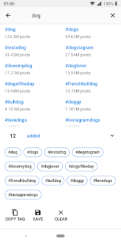 Скачать HashTags for Instagram Социальные для Андроид скриншот 6